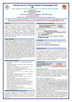 Role of Machine Learning for Computer Vision and Medical Signal Processing 2024 Online Faculty Development Programme Poster